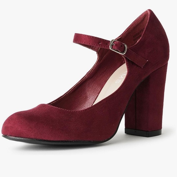 Mary Jane Heels vegan suede 9 - Picture 2 of 11